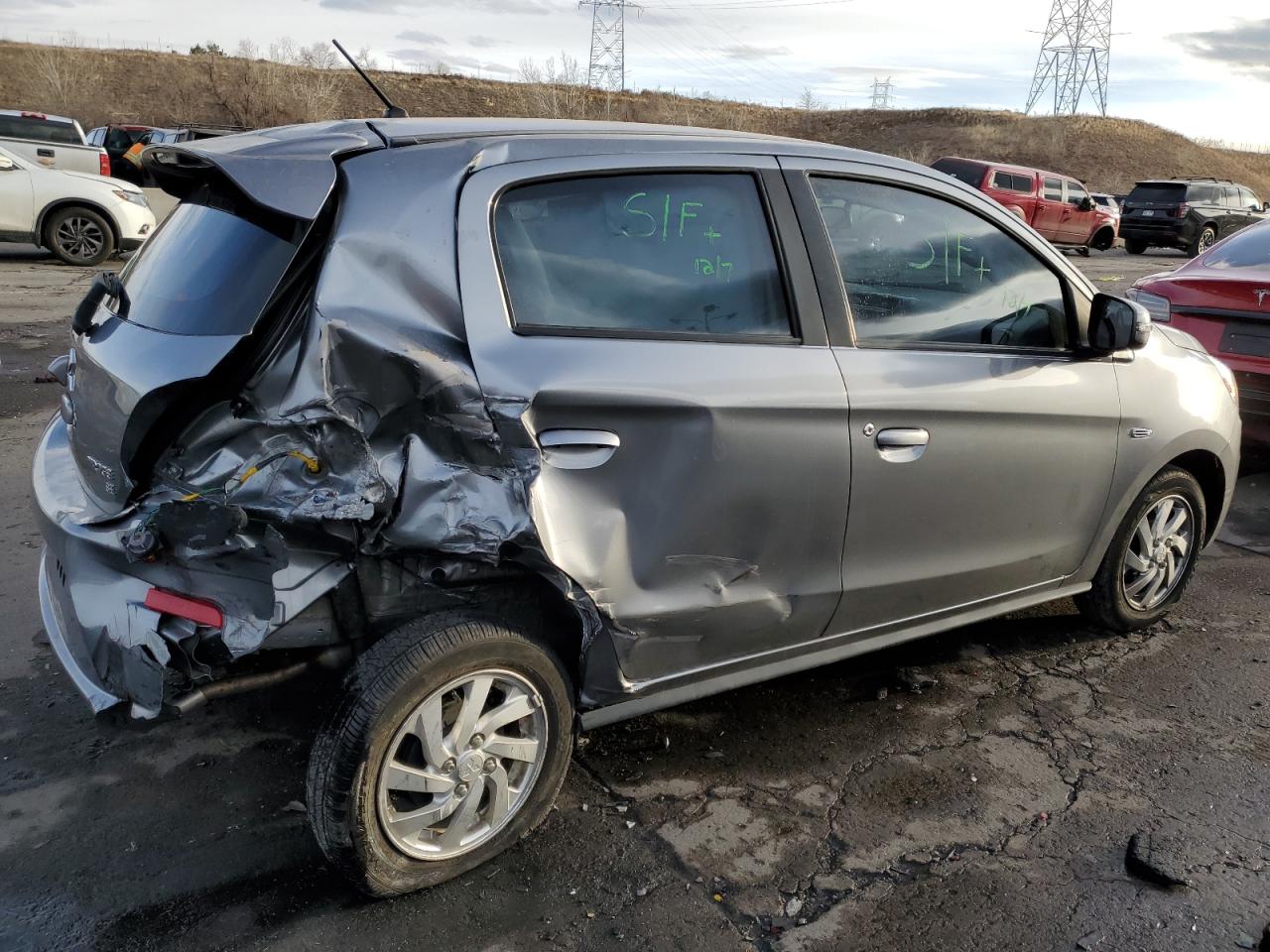 Image 3 of 2019 MITSUBISHI MIRAGE SE 2019 with VIN ML32A4HJ2KH005766