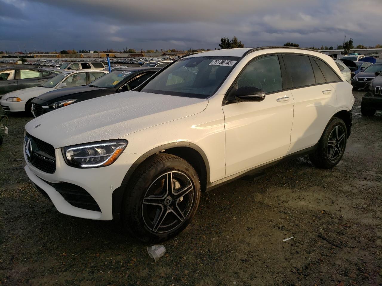Image 1 of 2022 MERCEDES-BENZ GLC 300 4MATIC 2022 with VIN W1N0G8EB4NV396571