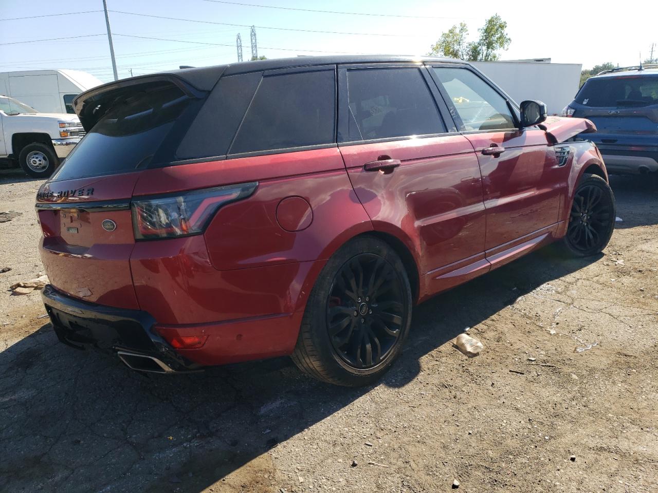 Image 3 of 2018 LAND ROVER RANGE ROVER SPORT HSE DYNAMIC 2018 with VIN SALWV2SV3JA410263