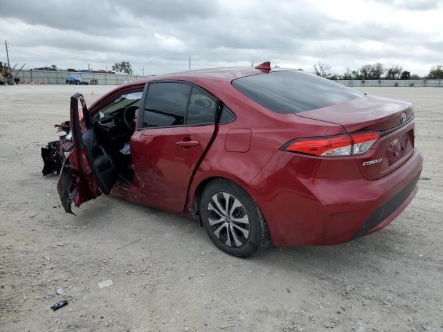 Image 2 of 2022 TOYOTA COROLLA LE 2022 with VIN JTDEAMDE7NJ058320