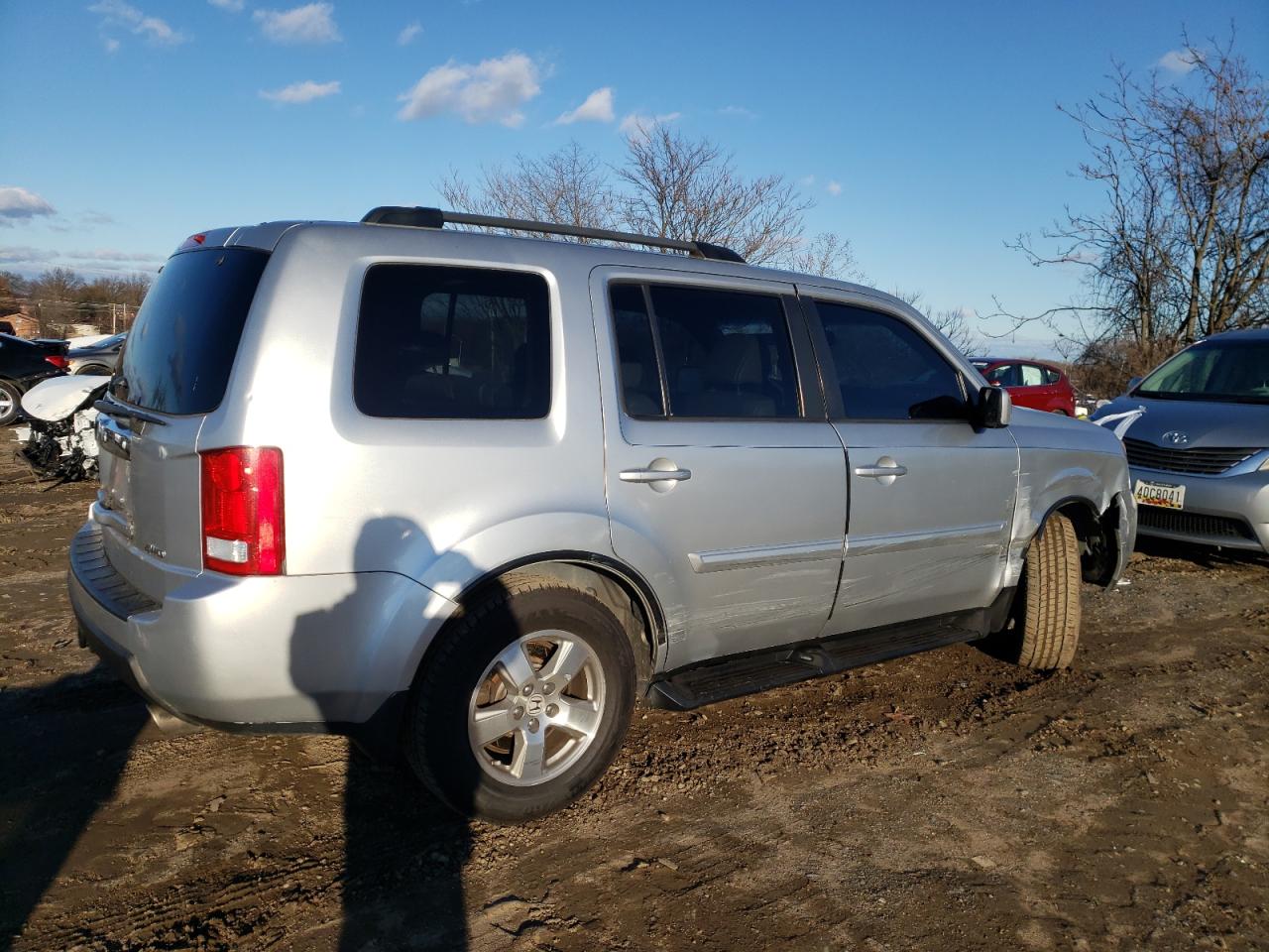 Изображение 3 2011 HONDA PILOT EXL 2011 с VIN 5FNYF4H59BB060078
