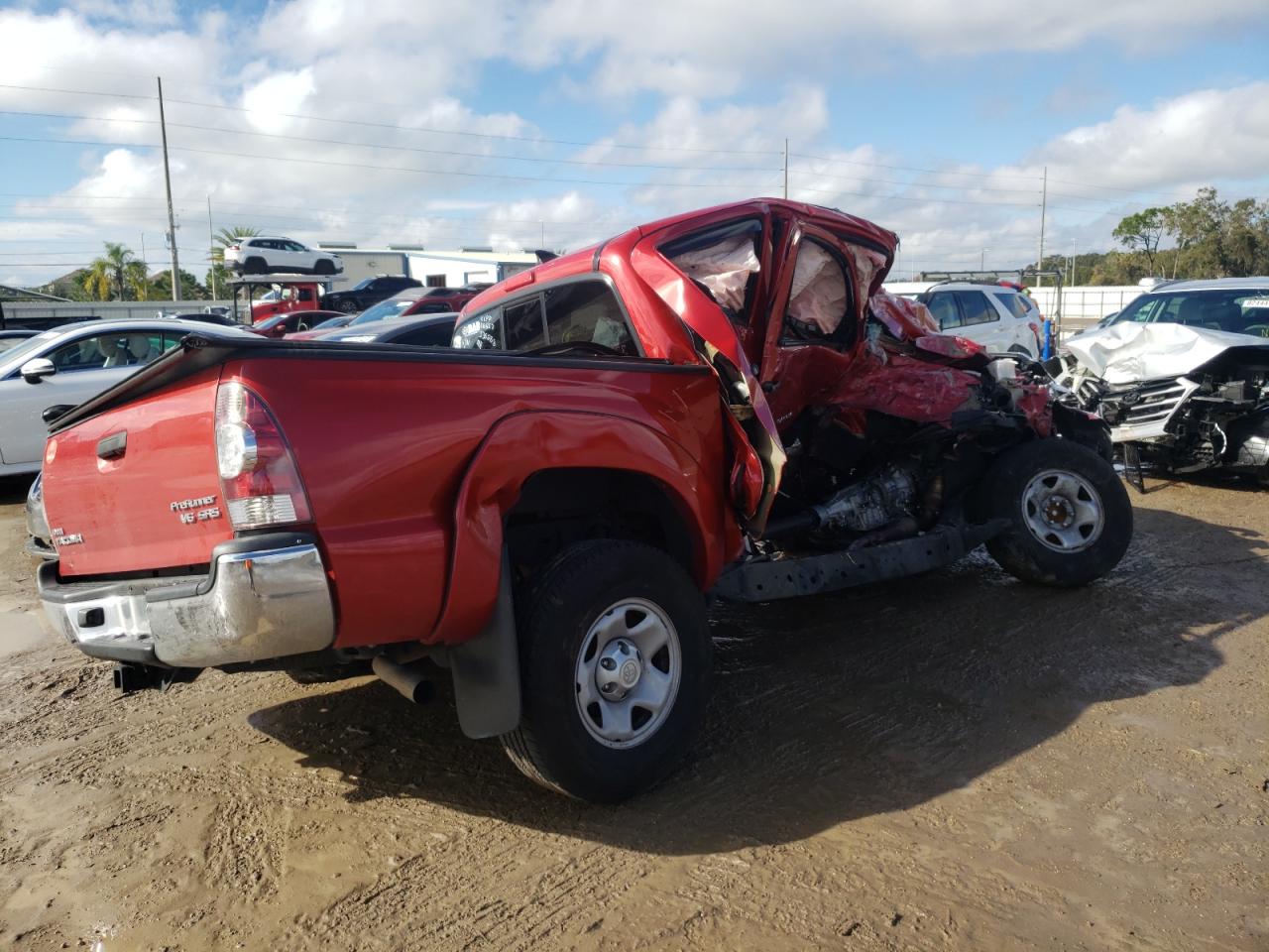 Image 3 of 2014 TOYOTA TACOMA DOUBLE CAB PRERUNNER 2014 with VIN 5TFJU4GN3EX055591