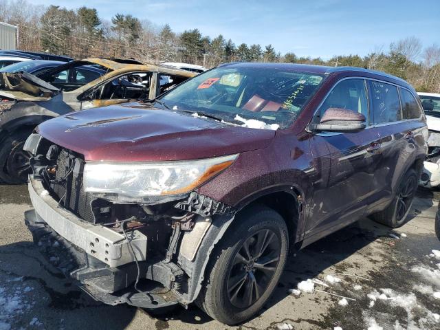 2016 TOYOTA HIGHLANDER XLE 2016 image