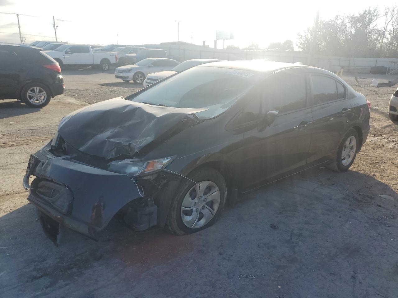 Image 1 of 2014 HONDA CIVIC LX 2014 with VIN 2HGFB2F53EH538148