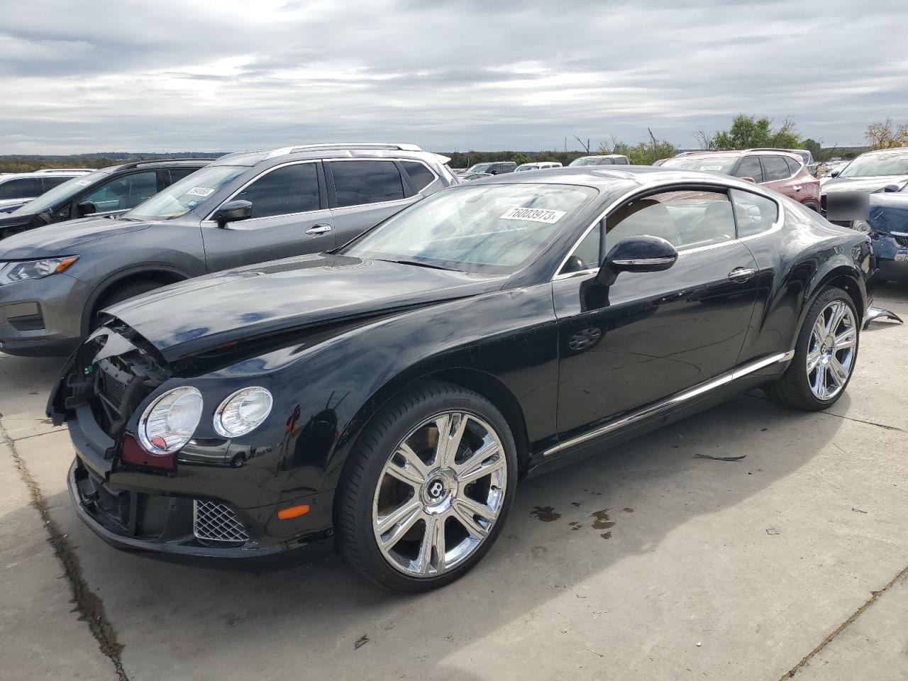 Image 1 of 2012 BENTLEY CONTINENTAL GT 2012 with VIN SCBFR7ZA7CC074333