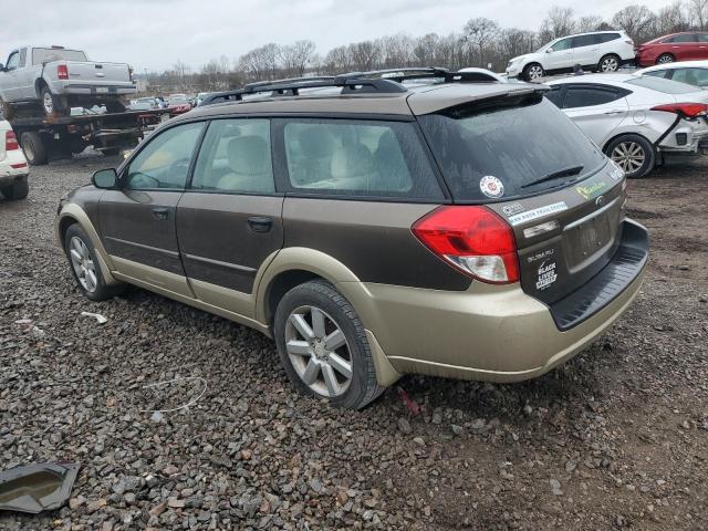 Изображение 2 2008 SUBARU OUTBACK 2.5I 2008 с VIN 4S4BP61C687337996