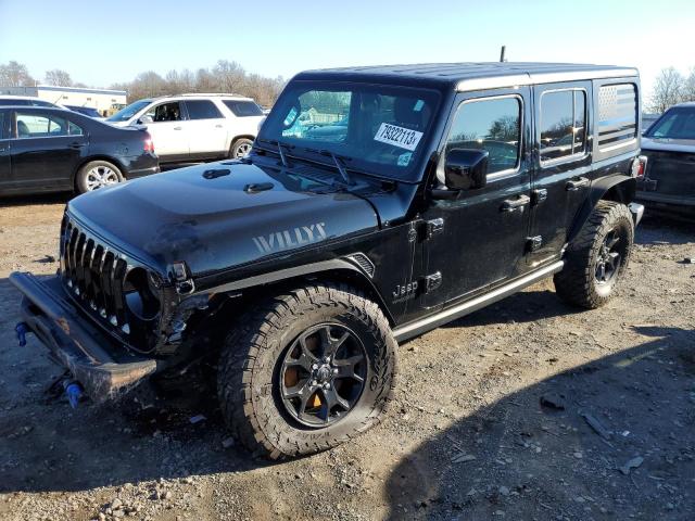 Image 1 of 2021 JEEP WRANGLER UNLIMITED SPORT 2021 with VIN 1C4HJXDNXMW525858
