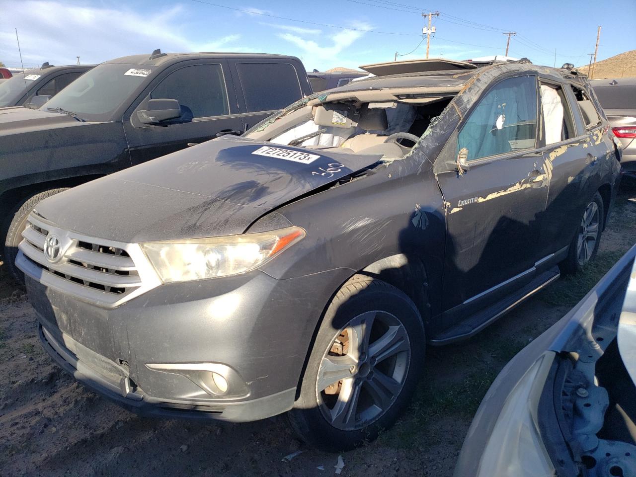 Изображение 1 2013 TOYOTA HIGHLANDER LIMITED 2013 с VIN 5TDYK3EH8DS124615