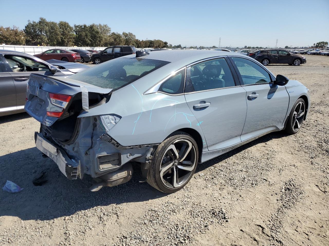 Image 3 of 2022 HONDA ACCORD HYBRID SPORT 2022 with VIN 1HGCV3F29NA000087