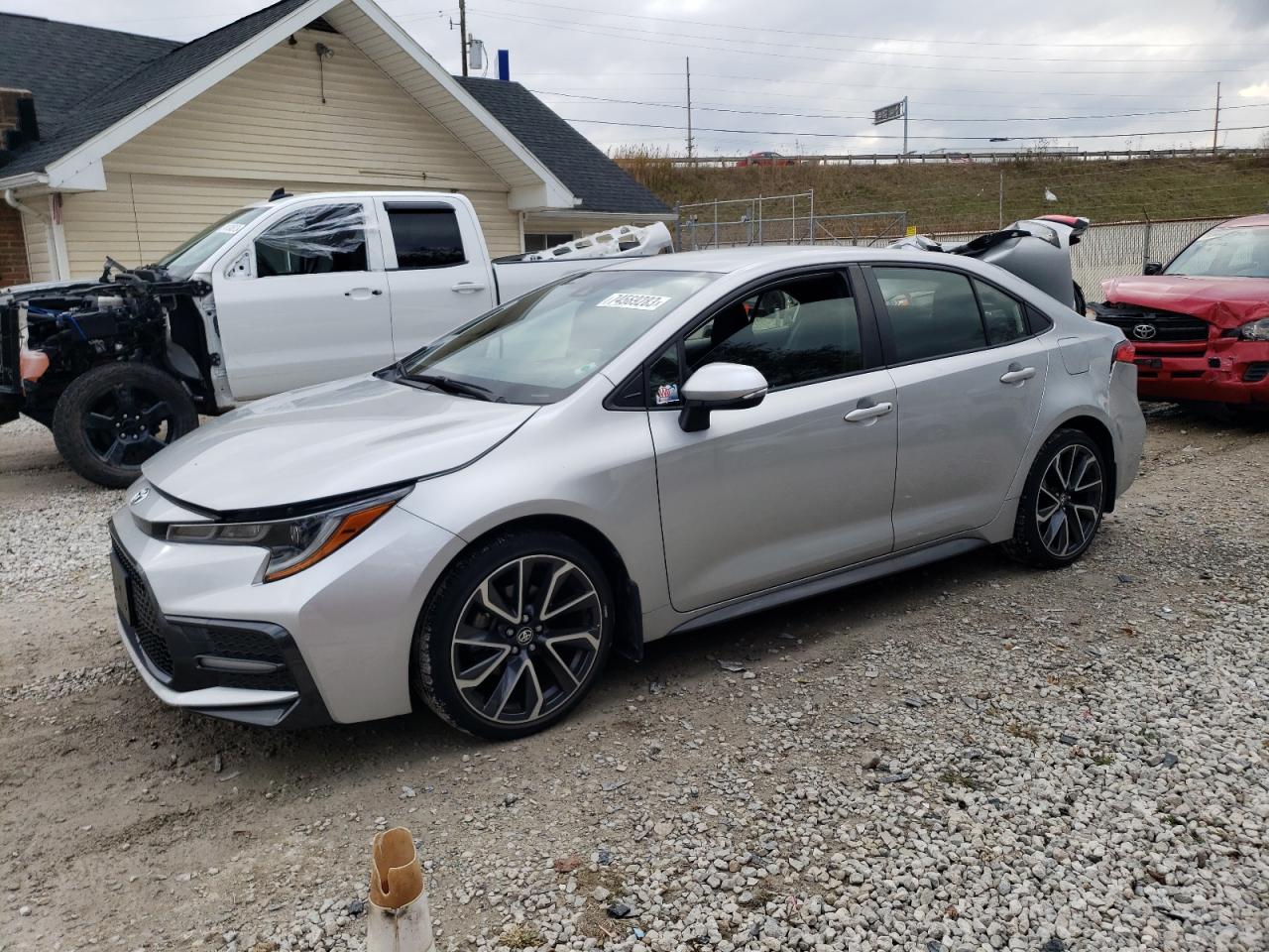 Image 1 of 2020 TOYOTA COROLLA SE 2020 with VIN JTDS4RCE3LJ014434