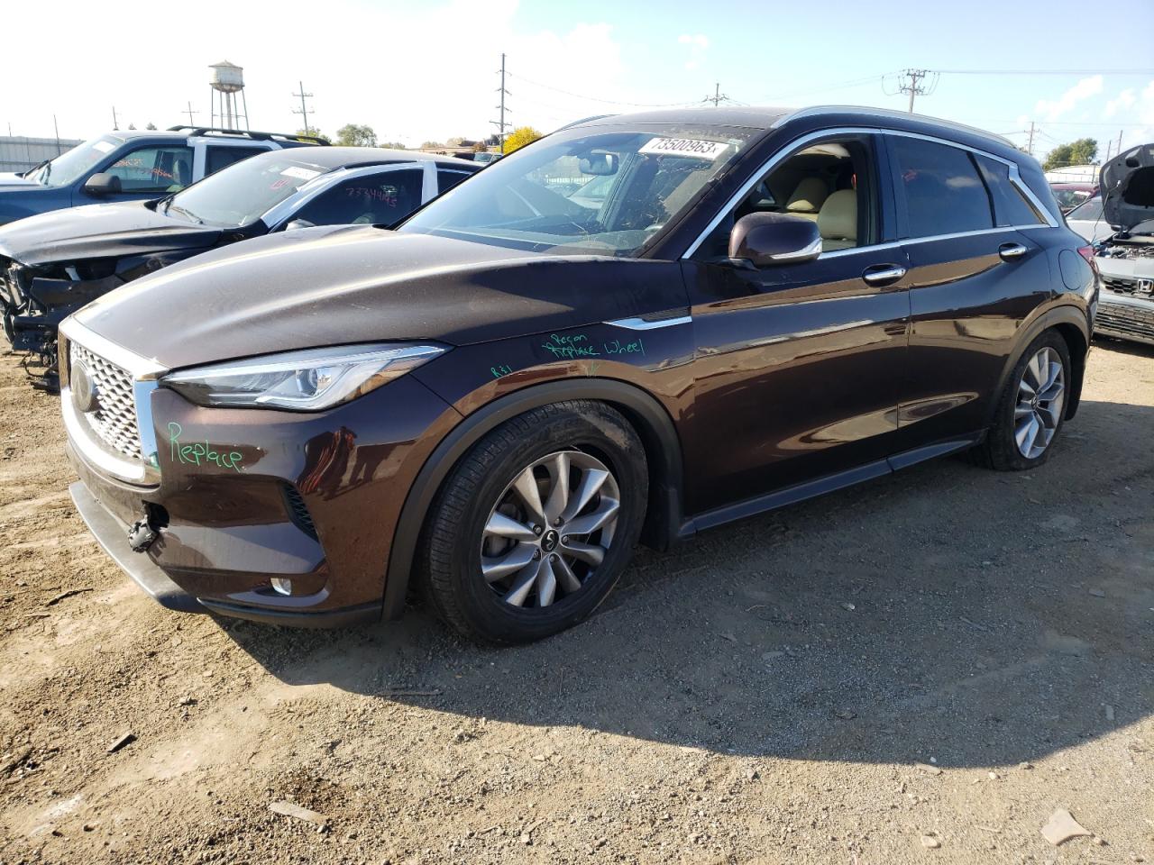 Image 1 of 2020 INFINITI QX50 PURE 2020 with VIN 3PCAJ5M31LF110807