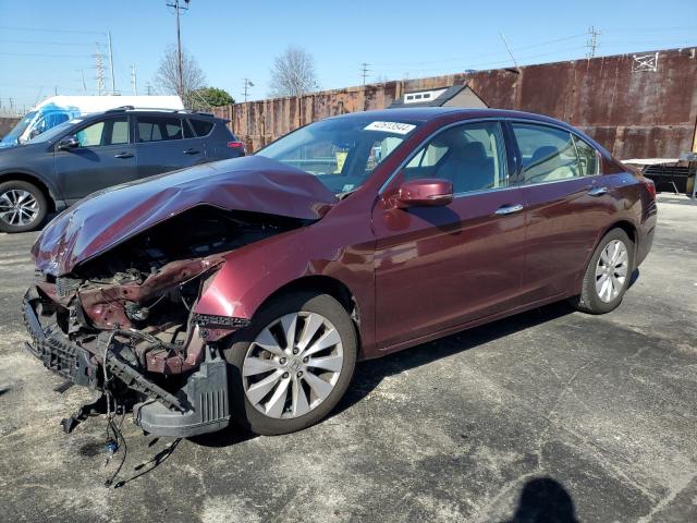 Изображение 1 2014 HONDA ACCORD EXL 2014 с VIN 1HGCR3F8XEA019756