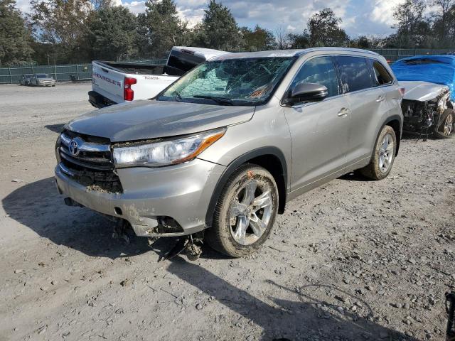 Image 1 of 2015 TOYOTA HIGHLANDER LIMITED 2015 with VIN 5TDDKRFH4FS097271