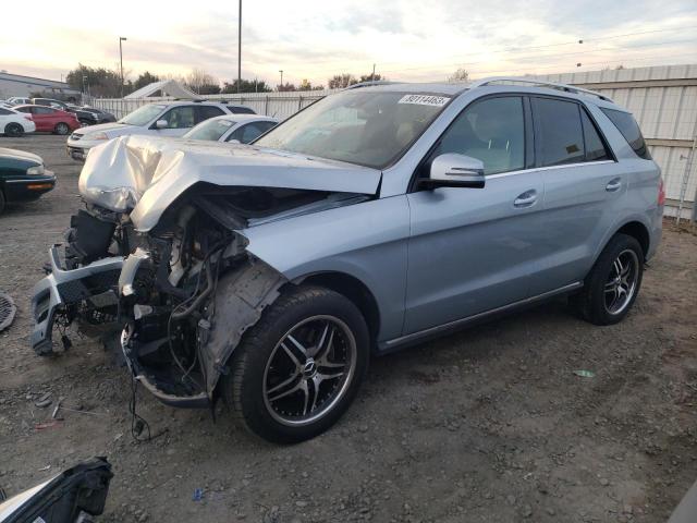 Image 1 of 2015 MERCEDES-BENZ ML-CLASS 350 4MATIC 2015 with VIN 4JGDA5HB9FA598086