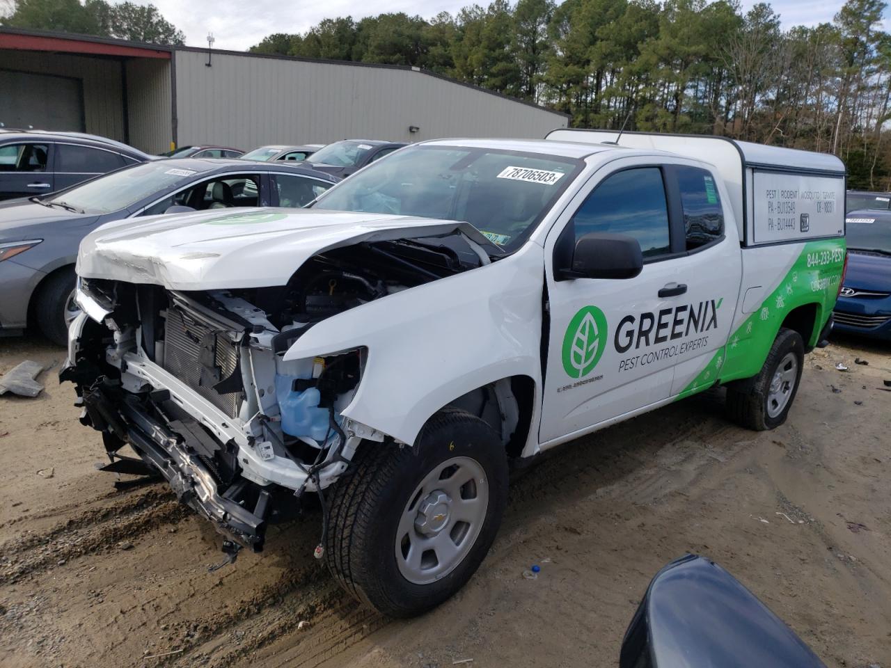 Image 1 of 2022 CHEVROLET COLORADO  2022 with VIN 1GCHSBEA6N1269941