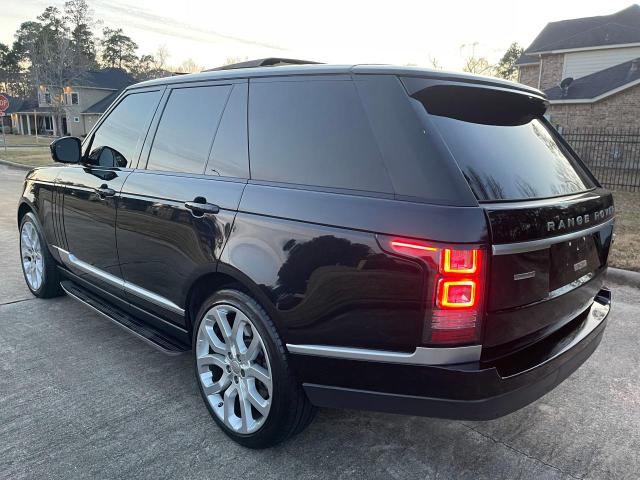 Image 3 of 2014 LAND ROVER RANGE ROVER SUPERCHARGED 2014 with VIN SALGS2TF6EA155229