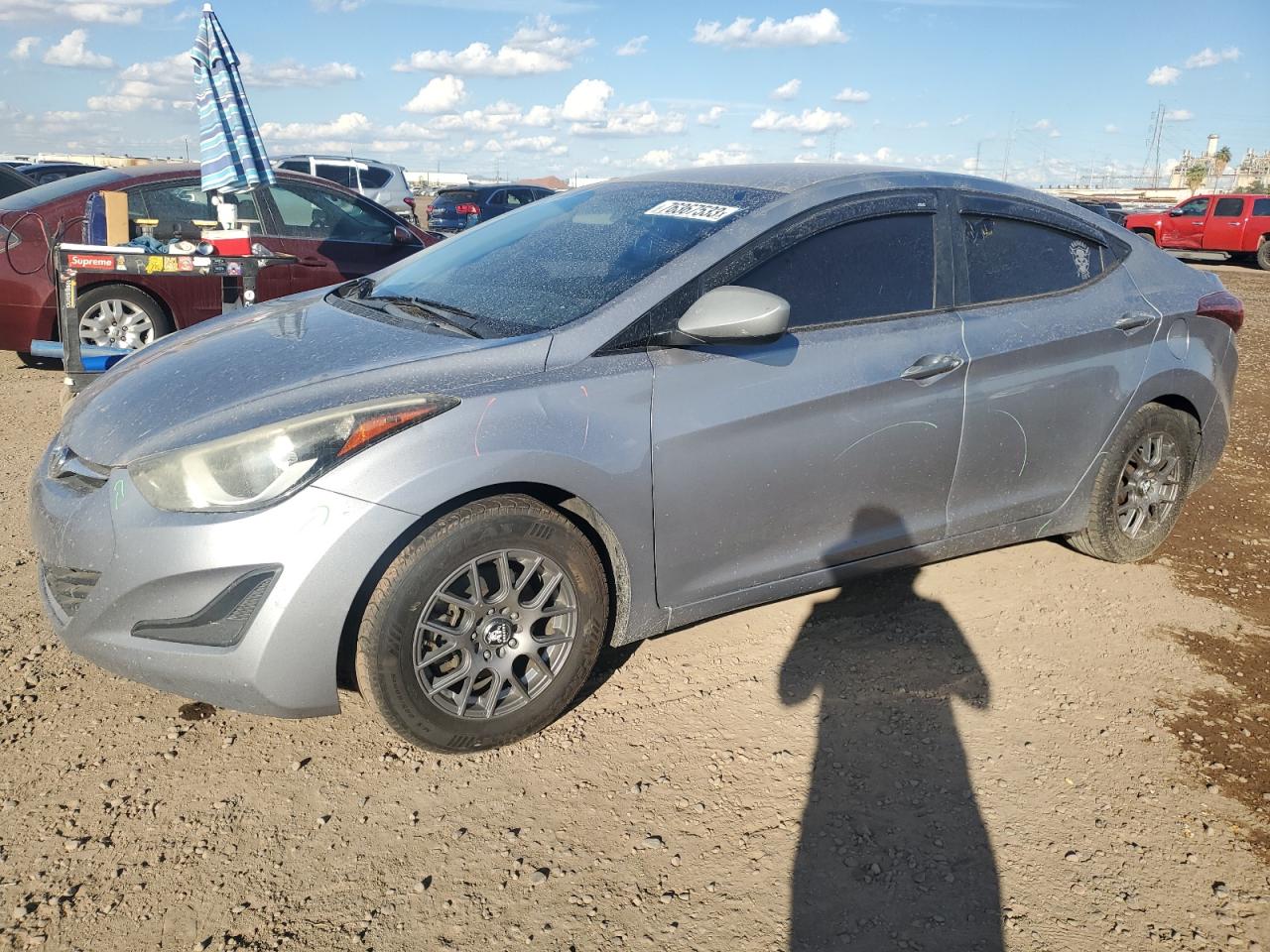 Image 1 of 2016 HYUNDAI ELANTRA SE 2016 with VIN 5NPDH4AE2GH698197