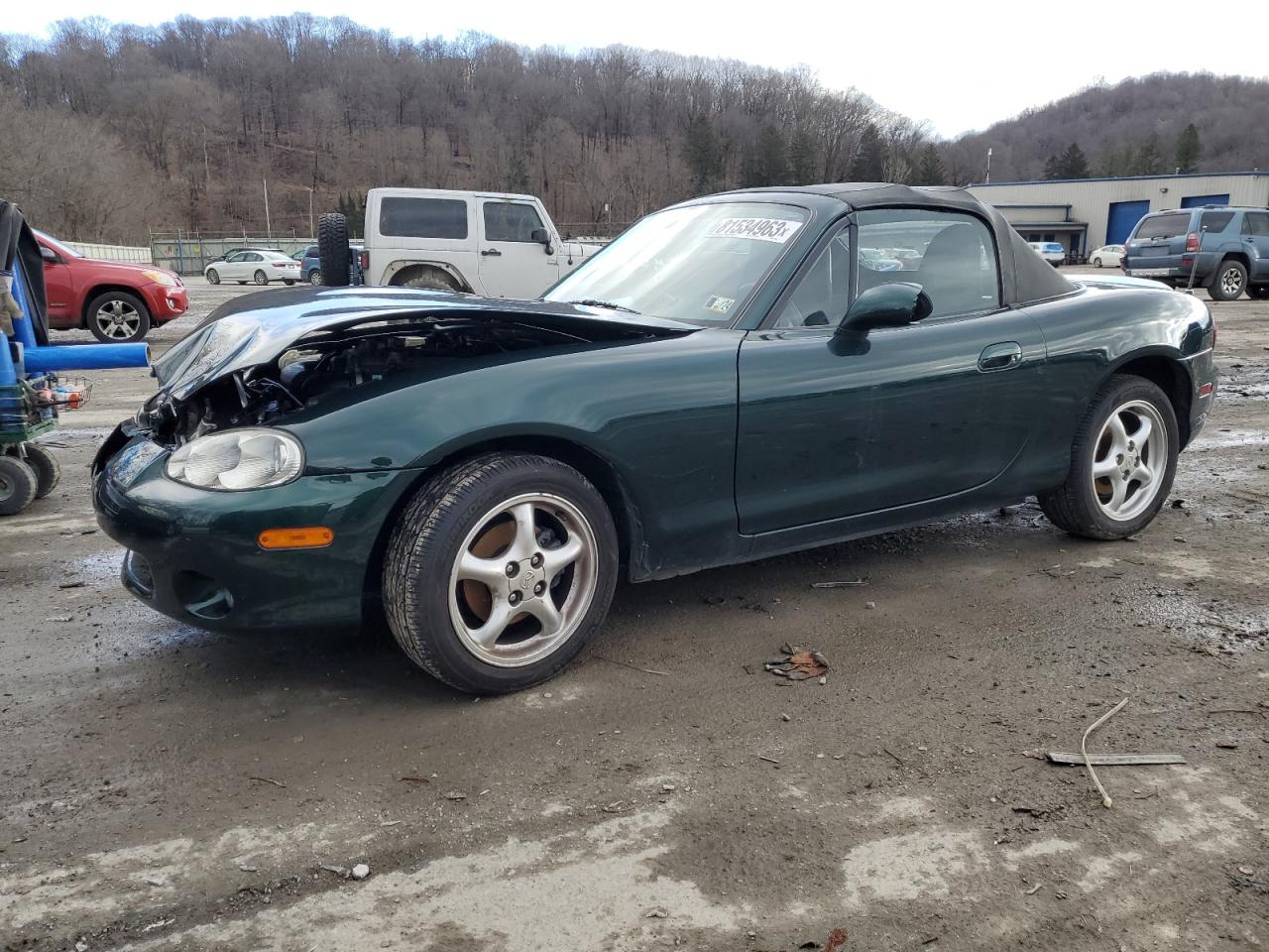 Image 1 of 2002 MAZDA MX-5 MIATA BASE 2002 with VIN JM1NB353920221748