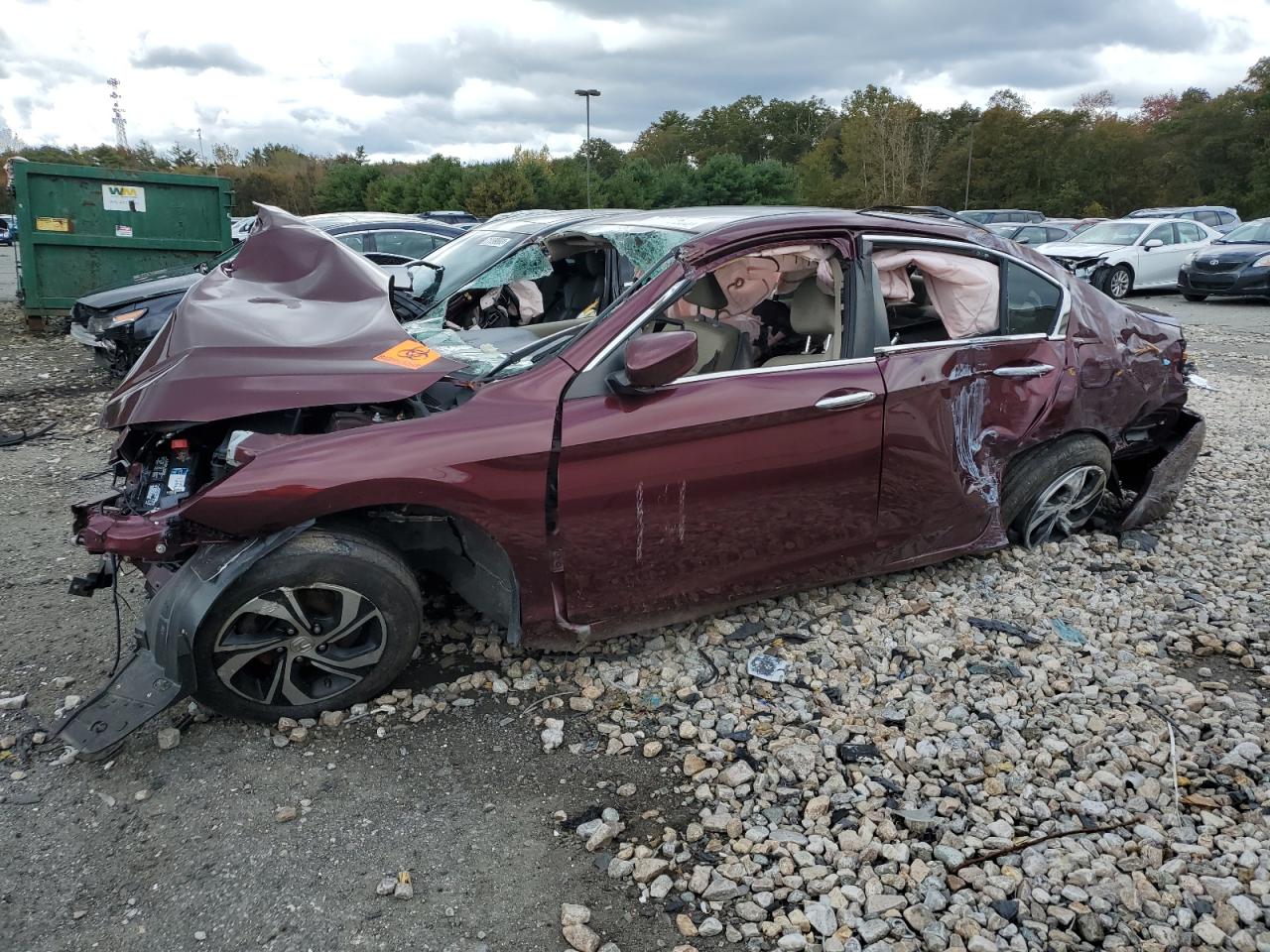 Image 1 of 2016 HONDA ACCORD LX 2016 with VIN 1HGCR2F39GA104024