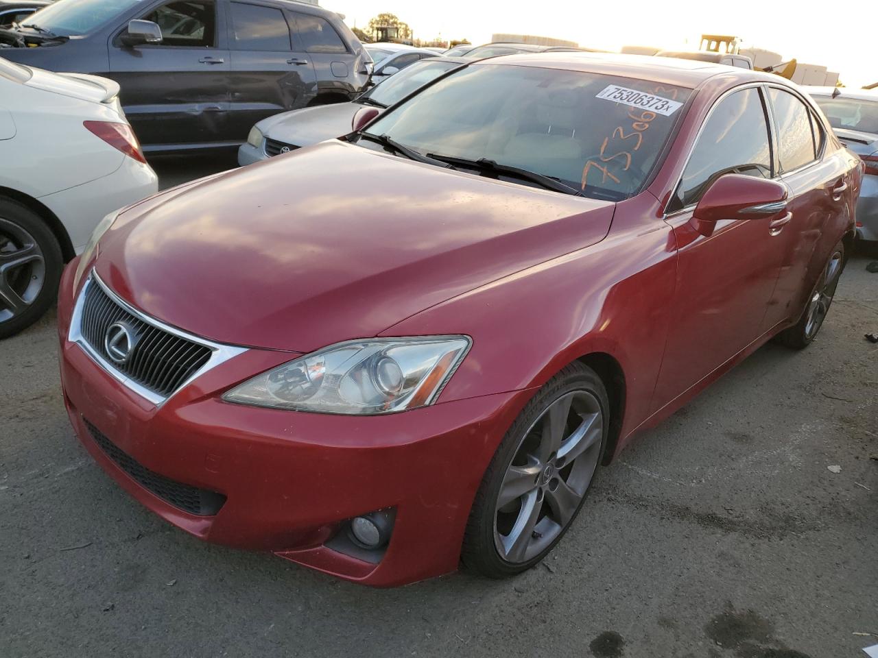 Image 1 of 2012 LEXUS IS 250 2012 with VIN JTHBF5C27C5183128
