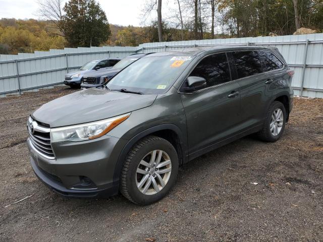 Image 1 of 2015 TOYOTA HIGHLANDER LE 2015 with VIN 5TDBKRFHXFS075377