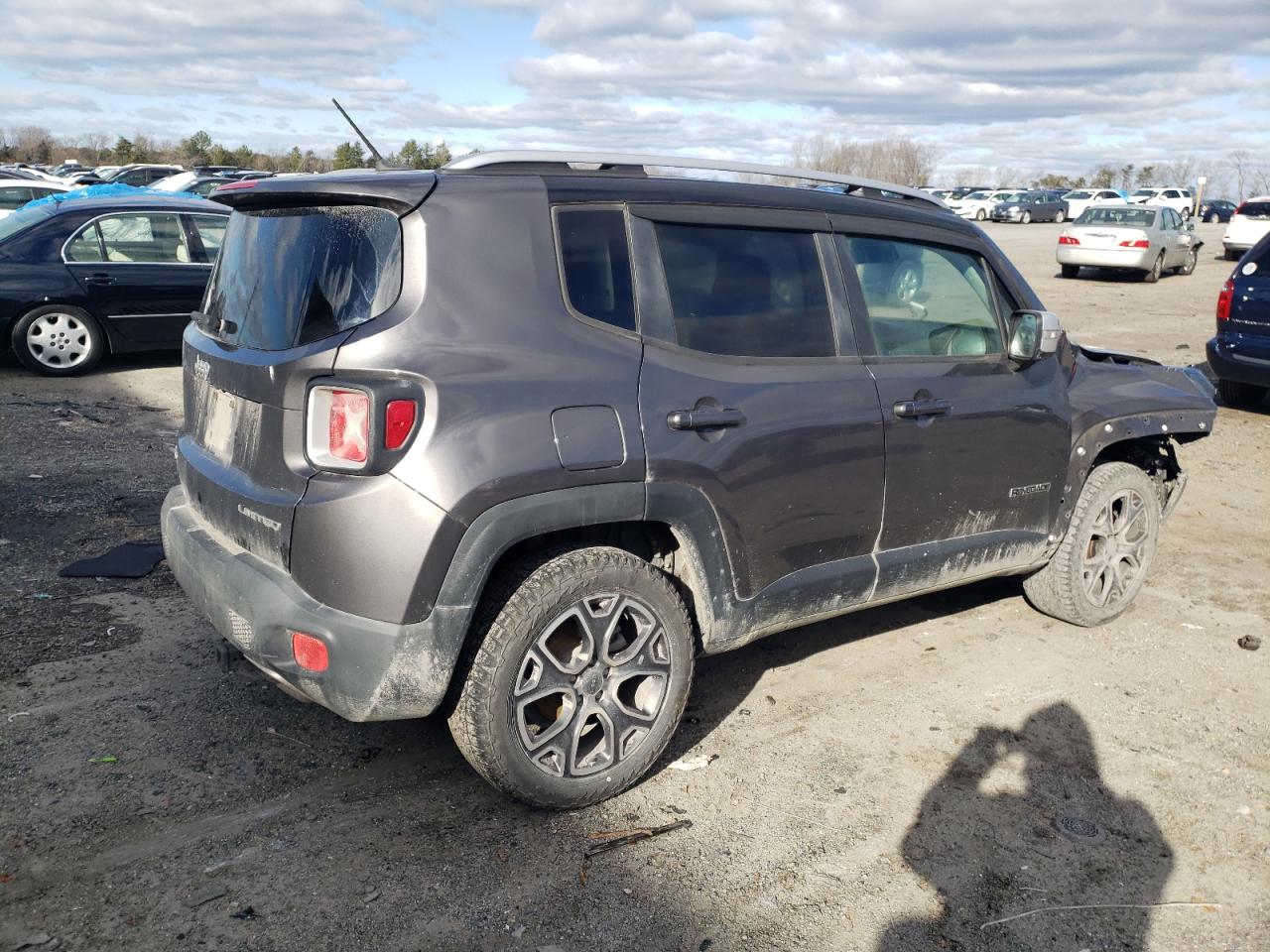 Image 3 of 2017 JEEP RENEGADE LIMITED 2017 with VIN ZACCJBDB7HPF04620