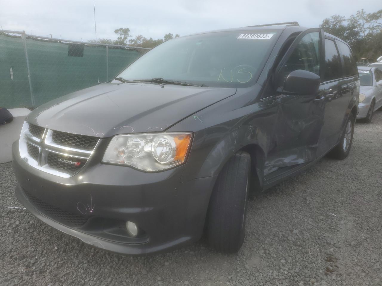 Image 1 of 2018 DODGE GRAND CARAVAN SXT 2018 with VIN 2C4RDGCG4JR207396