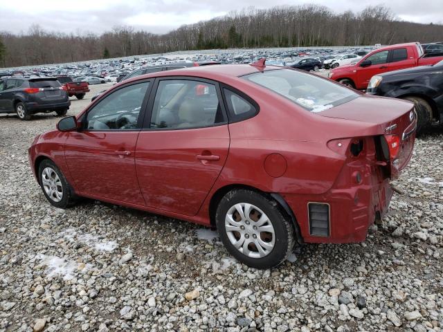 Image 2 of 2010 HYUNDAI ELANTRA BLUE 2010 with VIN KMHDU4AD3AU868241