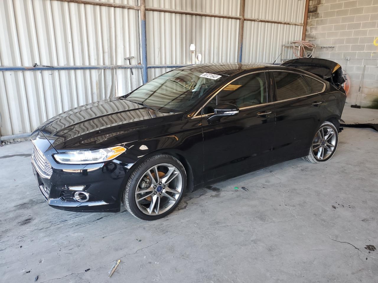 Image 1 of 2016 FORD FUSION TITANIUM 2016 with VIN 3FA6P0K92GR109612
