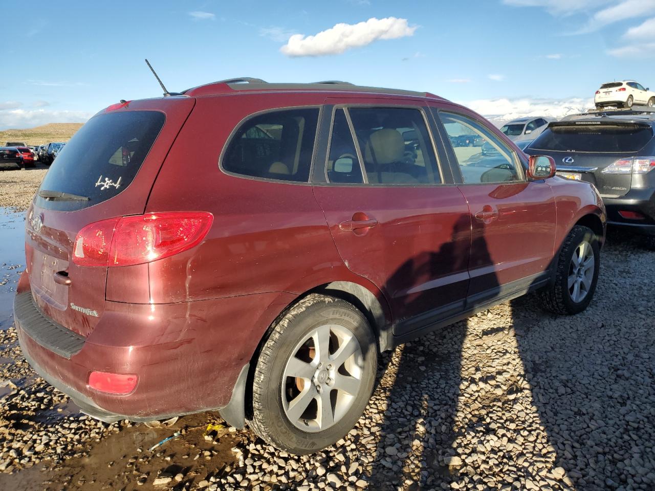Image 3 of 2009 HYUNDAI SANTA FE SE 2009 with VIN 5NMSH13E19H230156