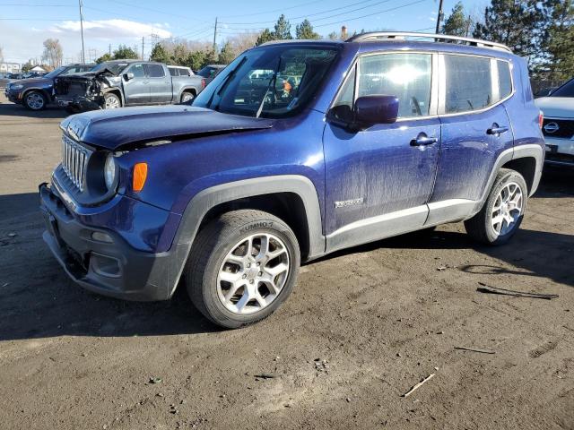 Image 1 of 2016 JEEP RENEGADE LATITUDE 2016 with VIN ZACCJBBT5GPC52750