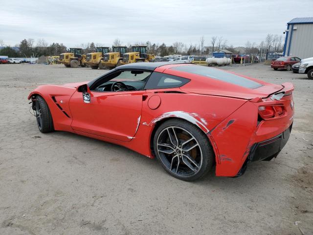 Image 2 of 2017 CHEVROLET CORVETTE STINGRAY Z51 3LT 2017 with VIN 1G1YL2D70H5104587
