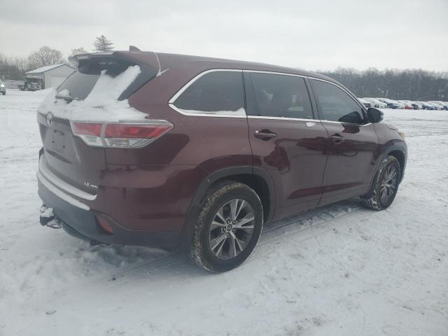Изображение 3 2016 TOYOTA HIGHLANDER LE 2016 с VIN 5TDBKRFH1GS307950