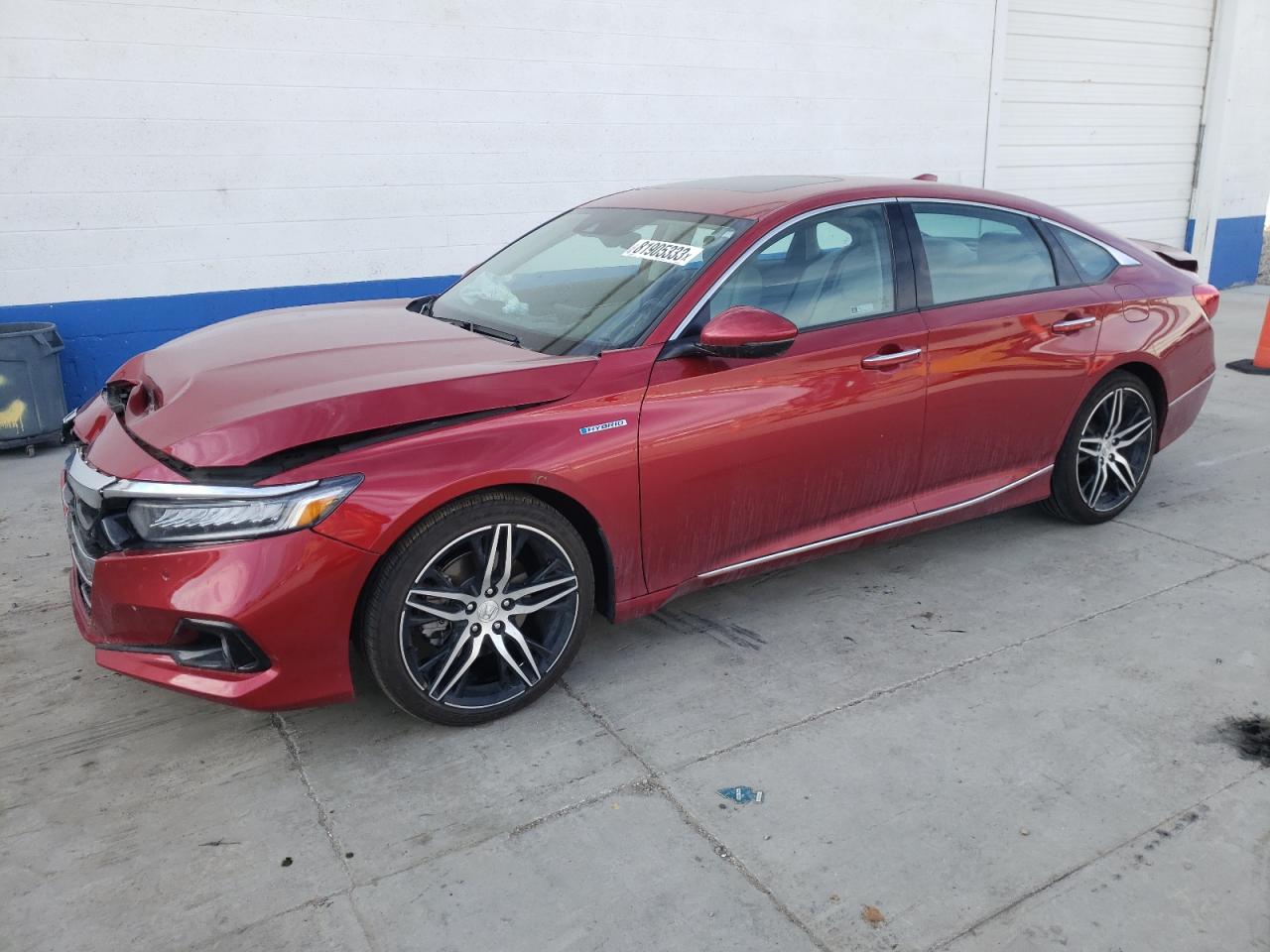 Image 1 of 2021 HONDA ACCORD TOURING HYBRID 2021 with VIN 1HGCV3F93MA005264
