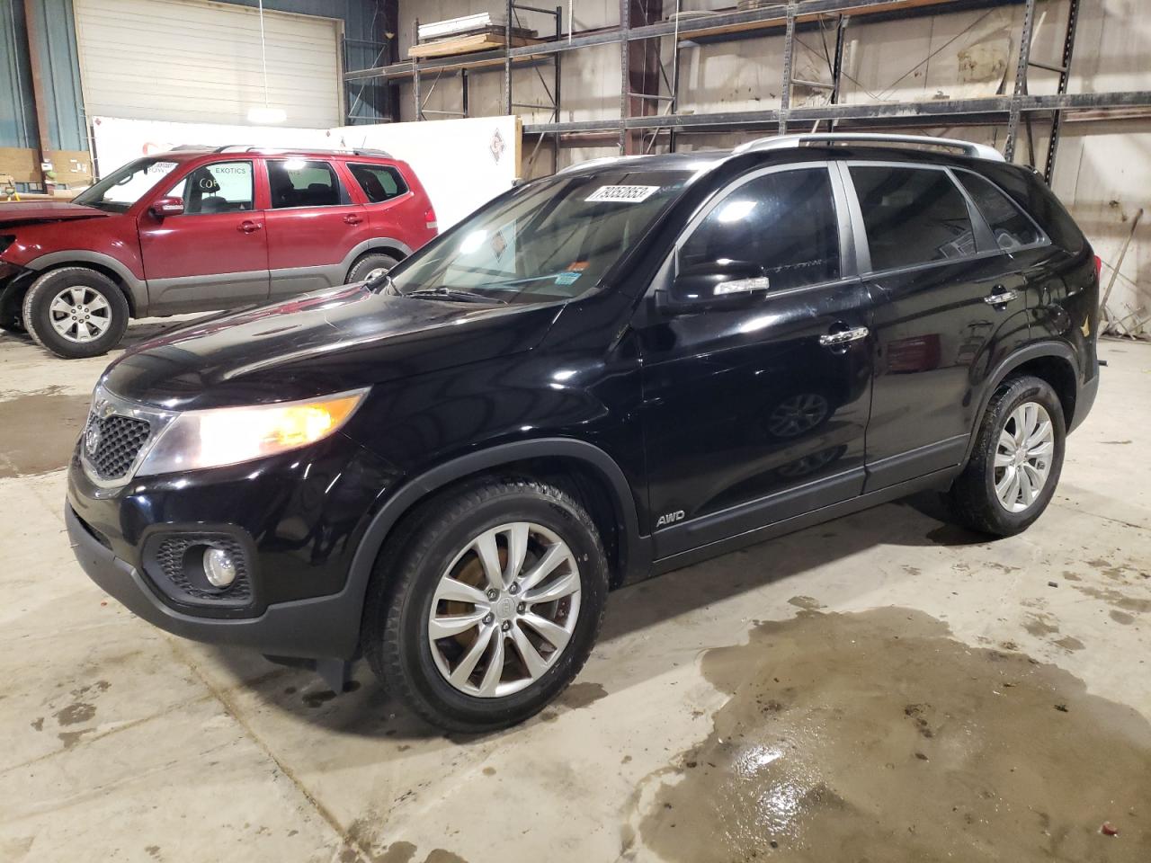 Image 1 of 2011 KIA SORENTO EX 2011 with VIN 5XYKUDA29BG051532