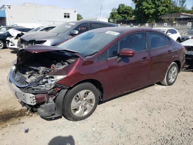 Изображение 1 2014 HONDA CIVIC LX 2014 с VIN 19XFB2F55EE056520
