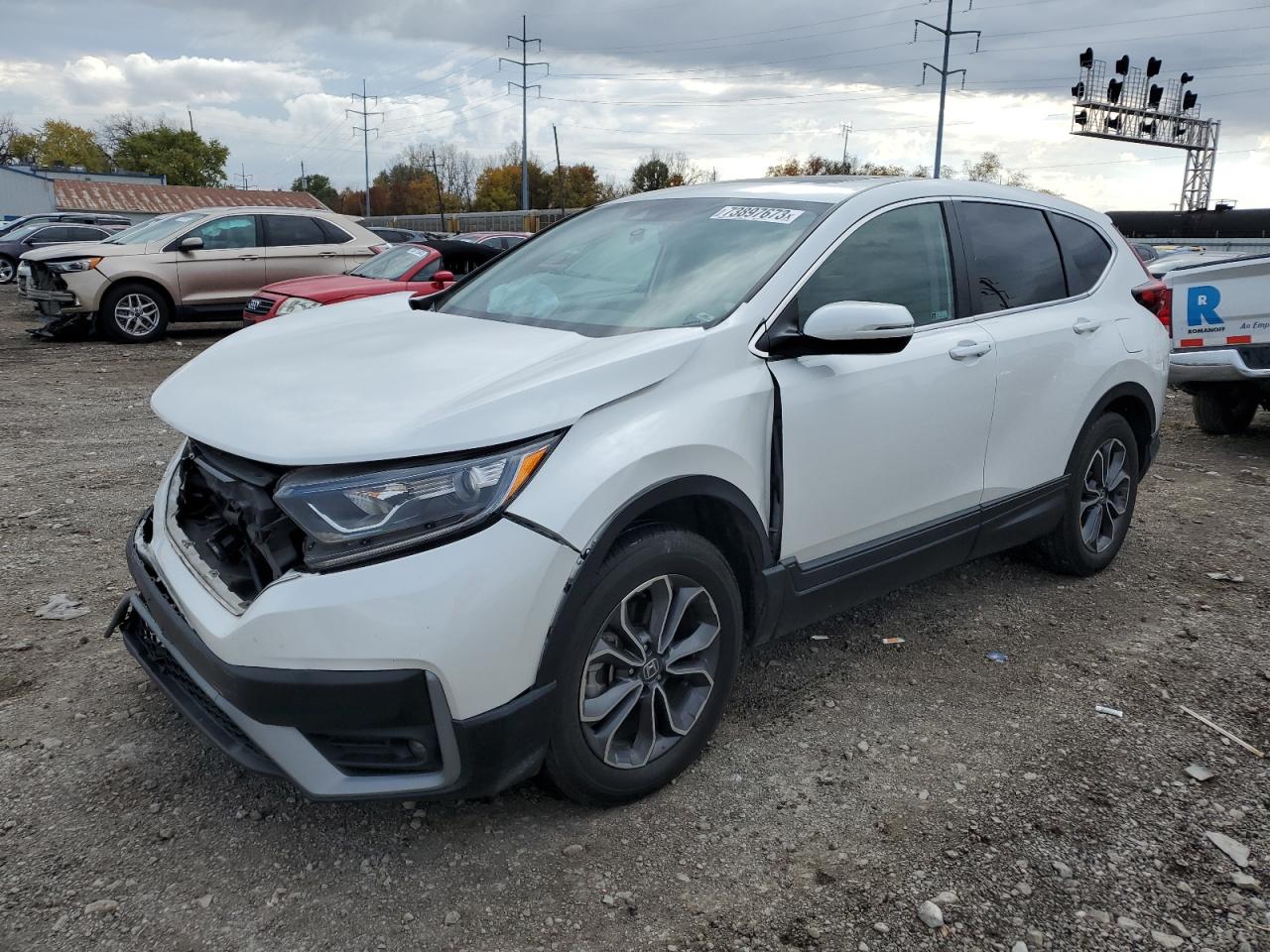 Image 1 of 2020 HONDA CR-V EXL 2020 with VIN 2HKRW2H81LH613361