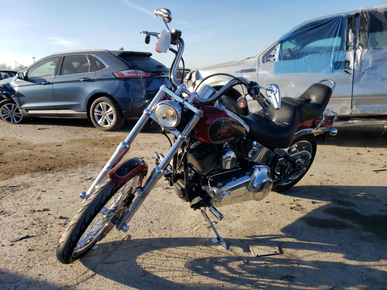Изображение 2 2007 HARLEY-DAVIDSON FXST CUSTOM 2007 с VIN 1HD1JL5117Y056088