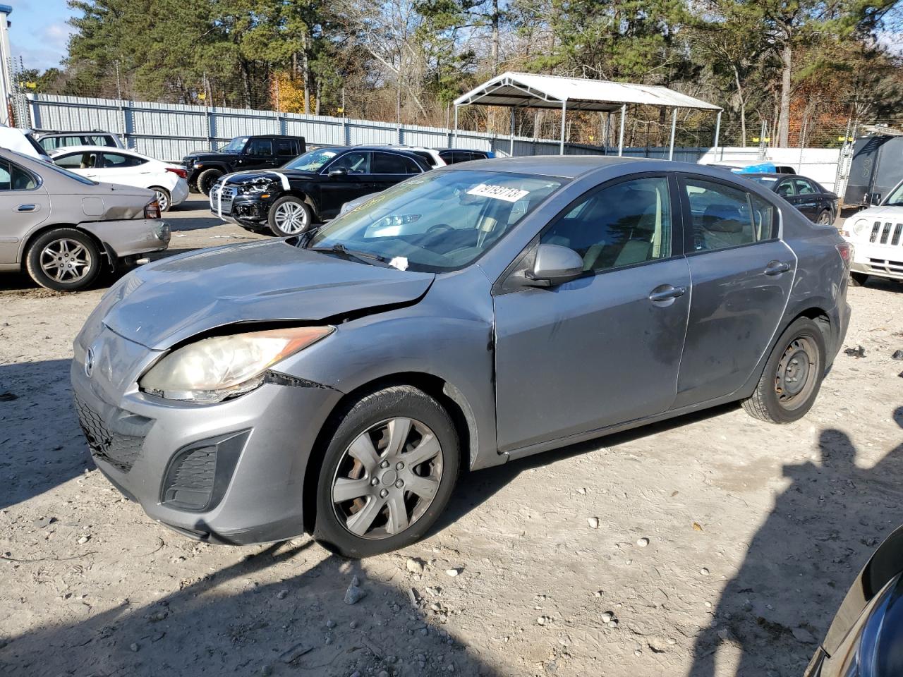 Image 1 of 2011 MAZDA 3 I 2011 with VIN JM1BL1UF2B1377480