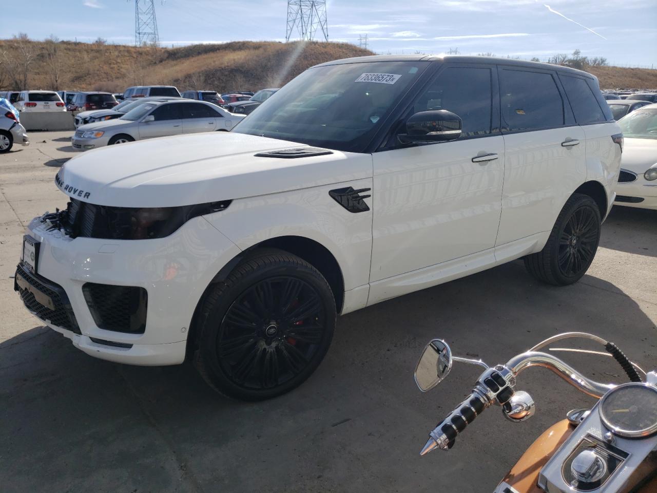 Image 1 of 2022 LAND ROVER RANGE ROVER SPORT P525 AUTOBIOGRAPHY 2022 with VIN SALWV2SE7NA226160