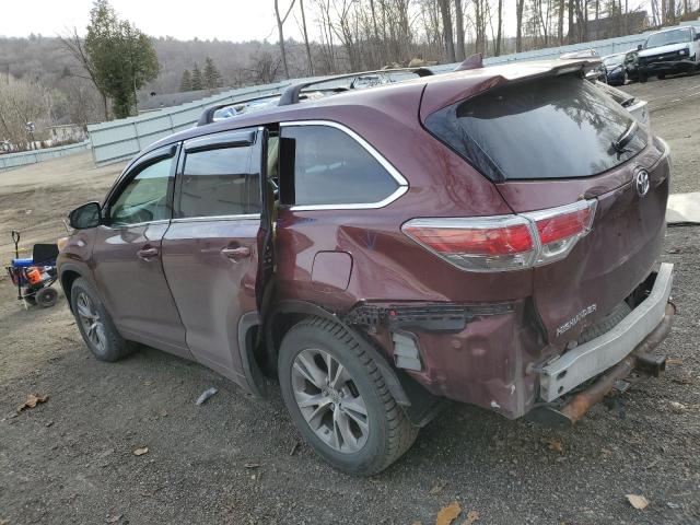 Image 2 of 2014 TOYOTA HIGHLANDER LE 2014 with VIN 5TDBKRFH1ES041195