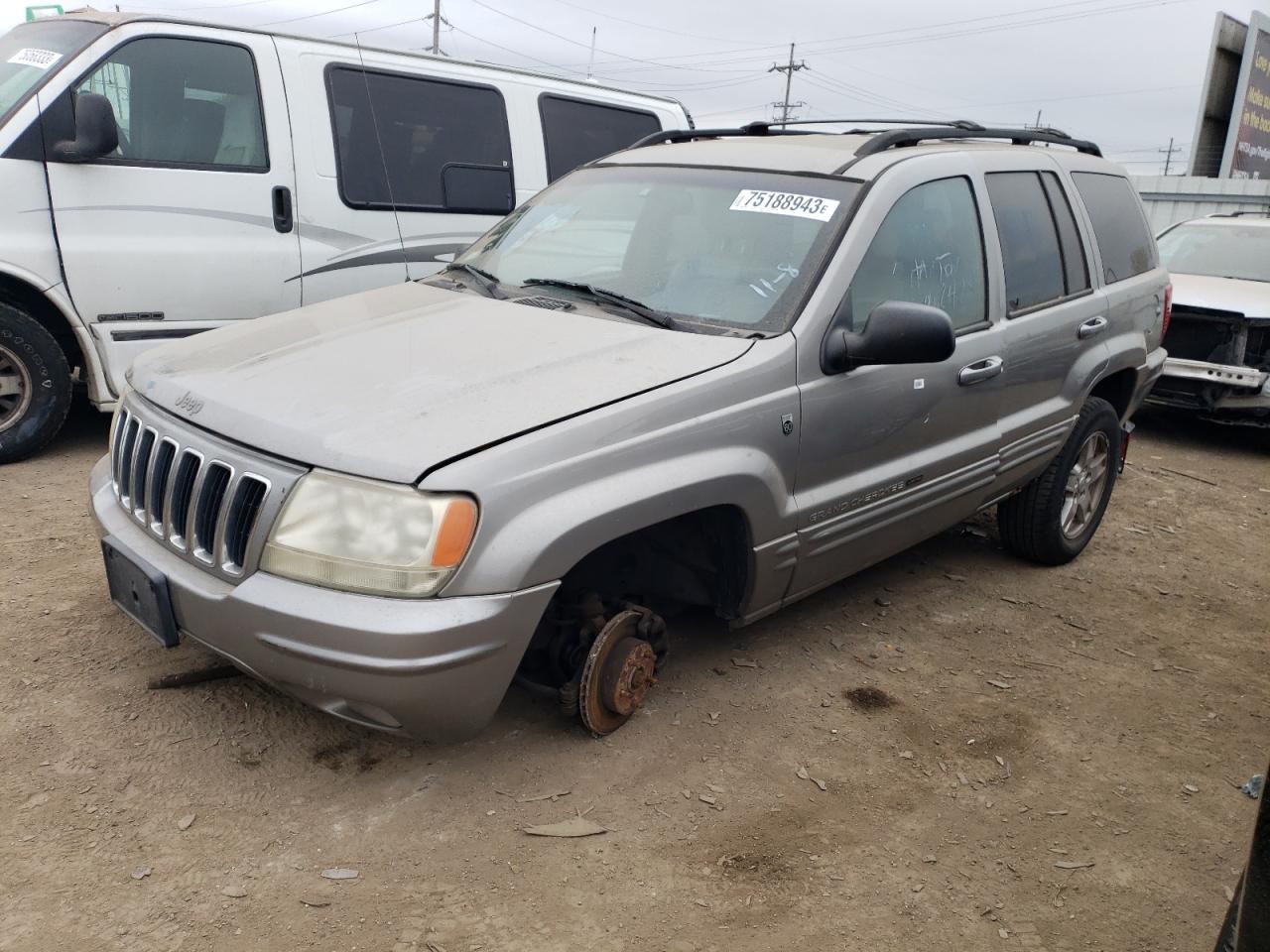 Image 1 of 2001 JEEP GRAND CHEROKEE LIMITED 2001 with VIN 1J4GW58N01C654257