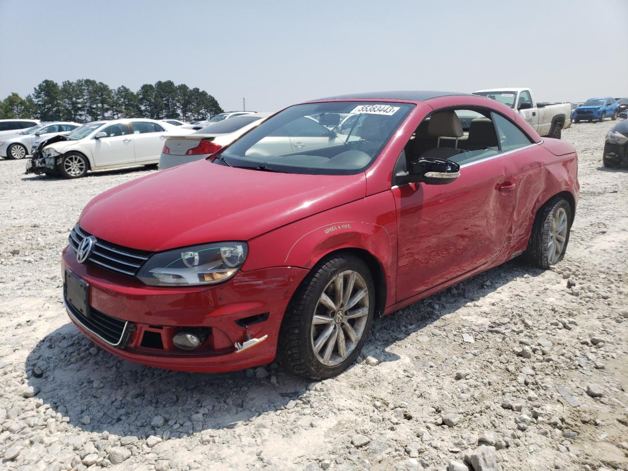 Image 1 of 2013 VOLKSWAGEN EOS KOMFORT 2013 with VIN WVWBW8AH0DV007159