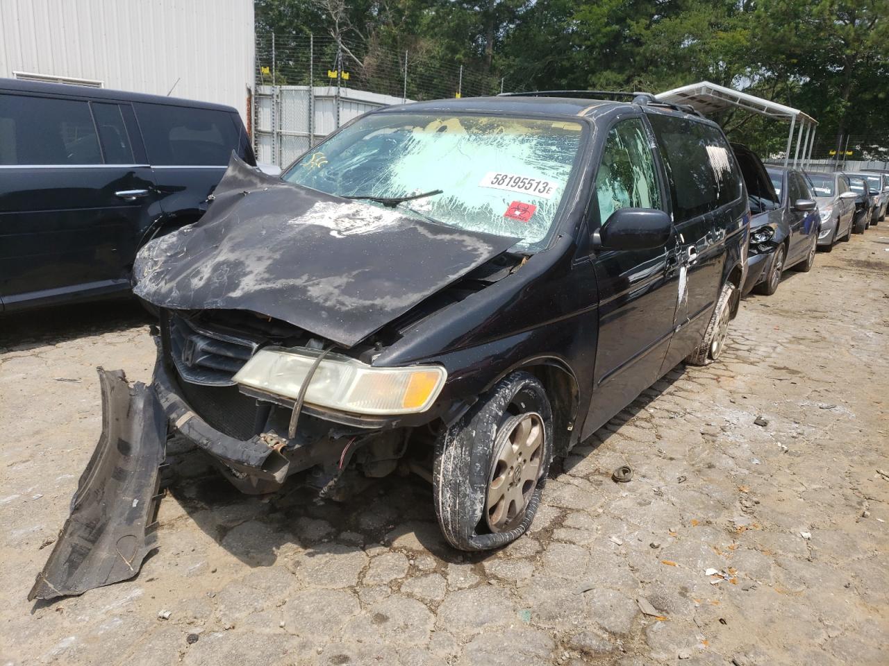 Image 1 of 2003 HONDA ODYSSEY EXL 2003 with VIN 5FNRL18943B056696
