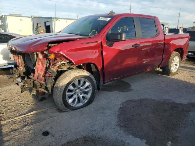 Image 1 of 2021 CHEVROLET SILVERADO C1500 CUSTOM 2021 with VIN 1GCPWBEK9MZ179899
