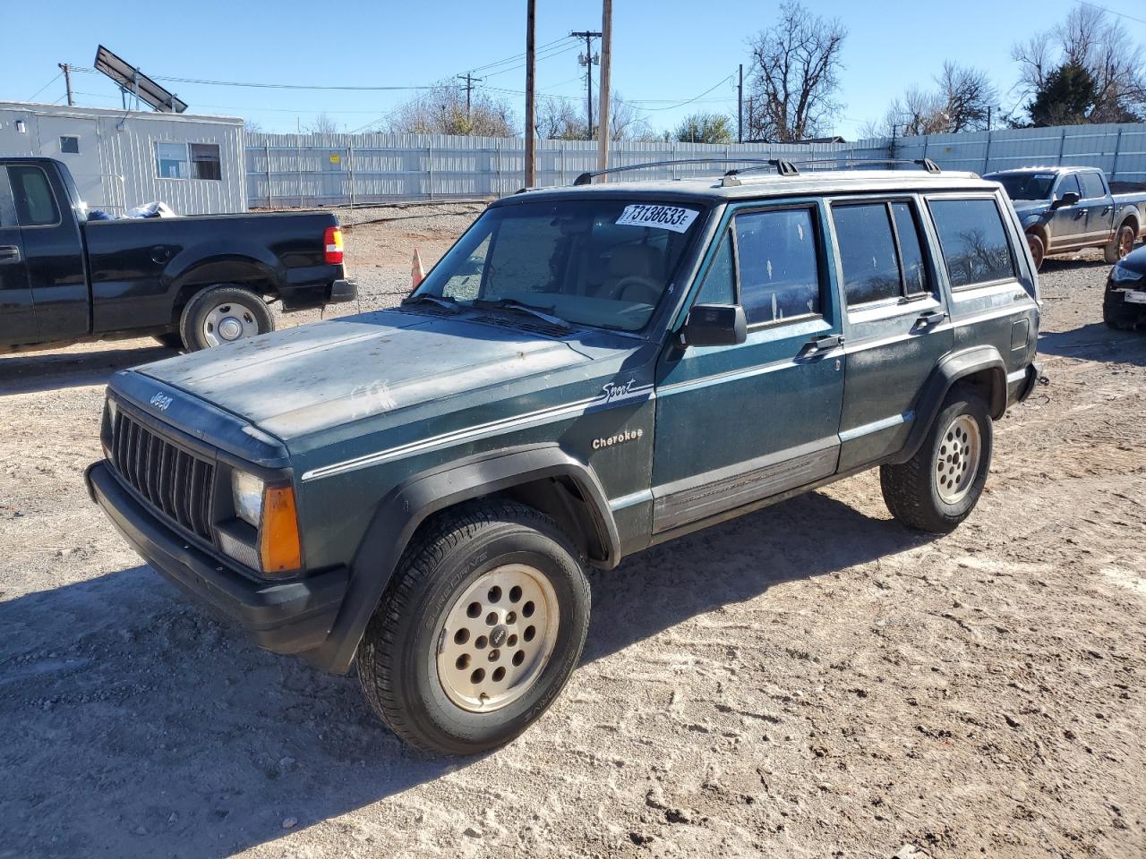 Image 1 of 1992 JEEP CHEROKEE SPORT 1992 with VIN 1J4FJ88S2NL244437