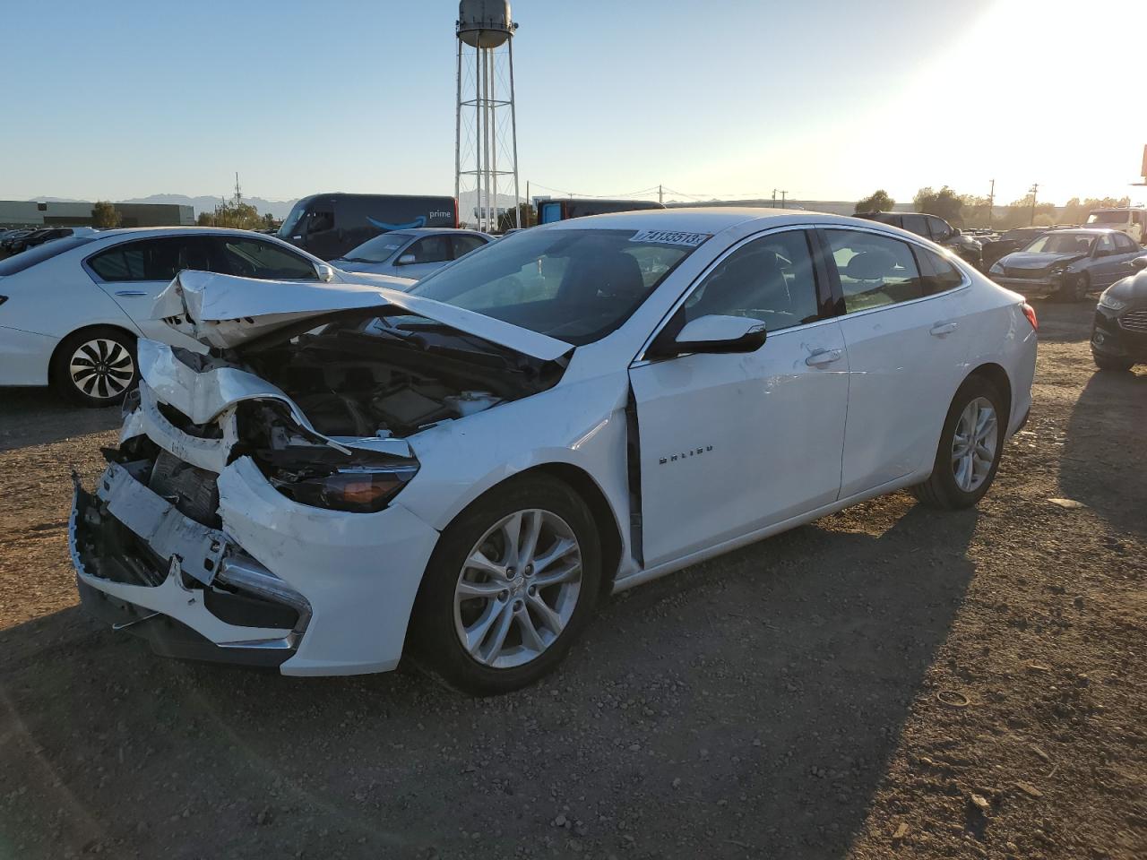 Image 1 of 2018 CHEVROLET MALIBU LT 2018 with VIN 1G1ZD5ST9JF267340