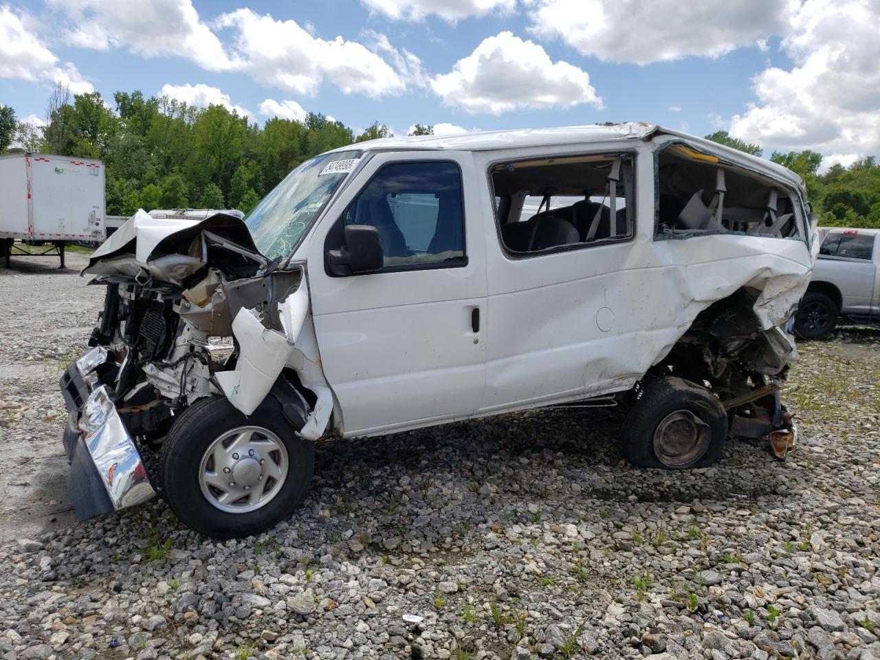 Image 1 of 2010 FORD ECONOLINE E350 SUPER DUTY WAGON 2010 with VIN 1FBSS3BL0ADA48754