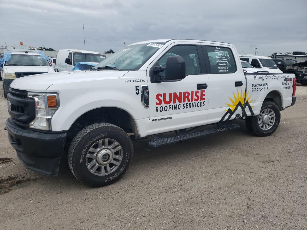 Изображение 1 2021 FORD F250 SUPER DUTY 2021 с VIN 1FT7W2BT3MEC67741