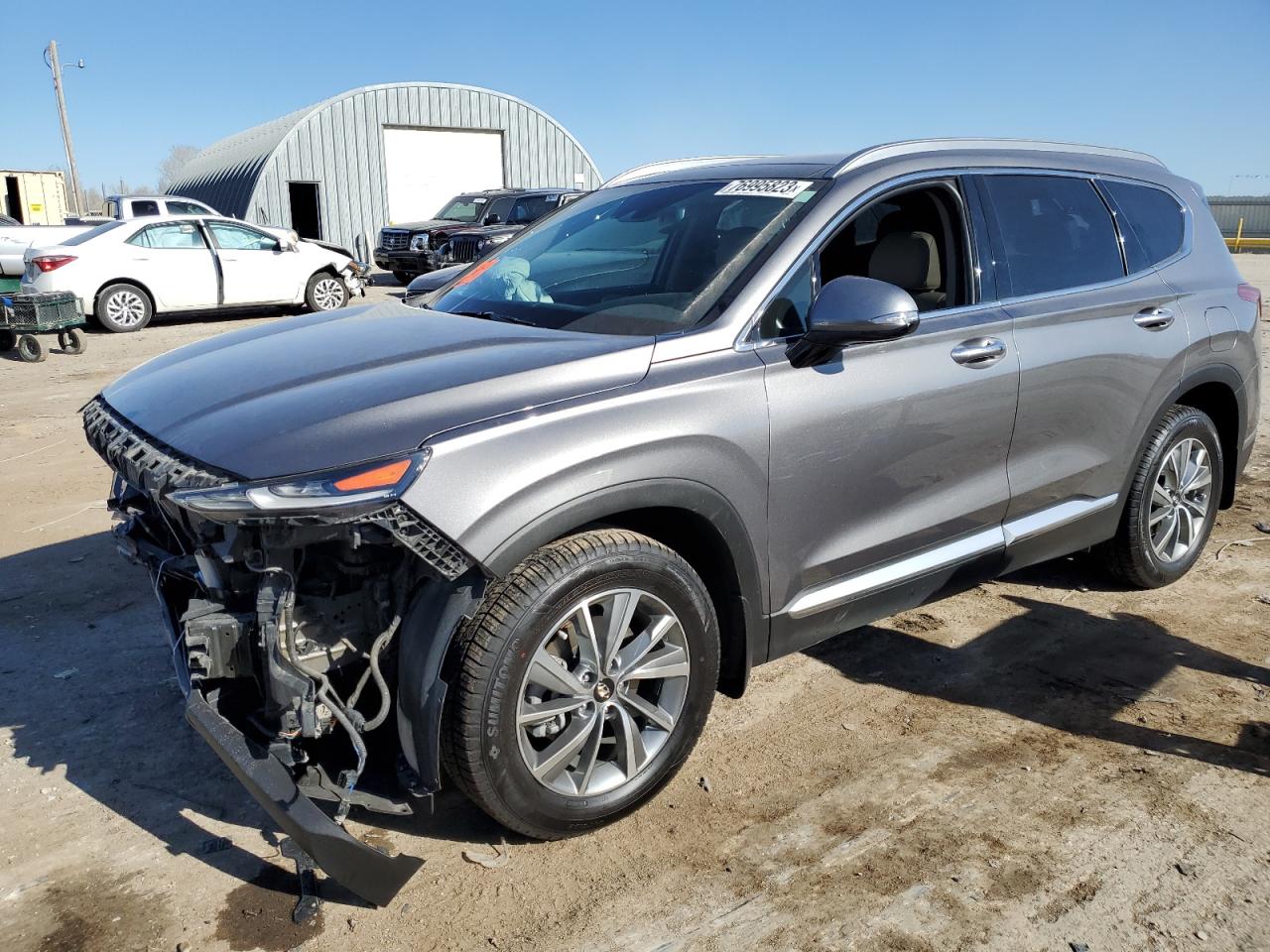 Image 1 of 2020 HYUNDAI SANTA FE SEL 2020 with VIN 5NMS3CAD0LH170270